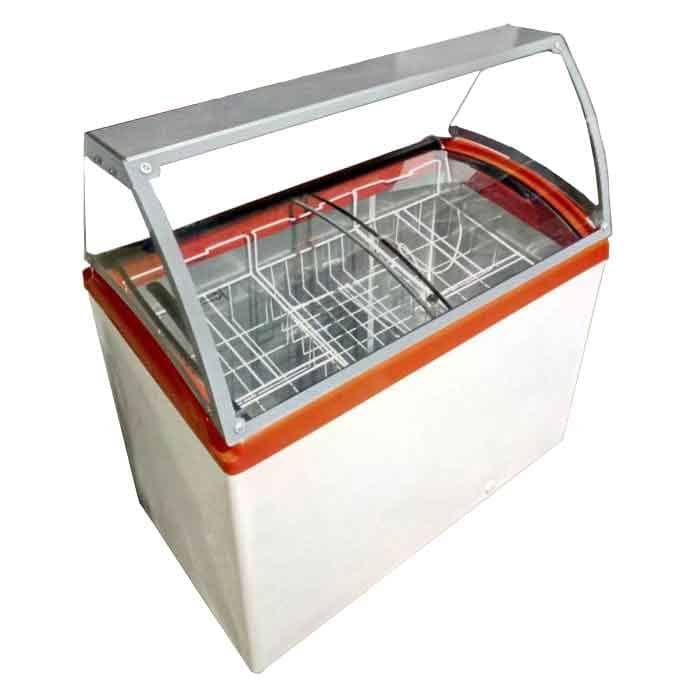Витрина для мороженого 400 л Smade в аренду, низкотемпературная -20 градусов, для пакетированного и развесного продуктов