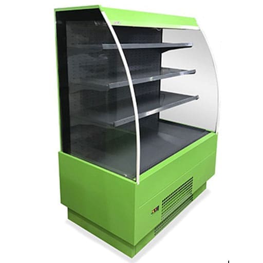 Холодильная горка Гольфстрим 1280 мм в аренду, среднетемпературная 0 +7 градусов, гастрономическая