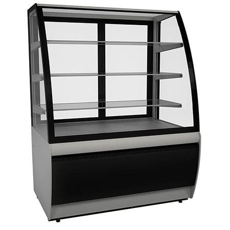 Витрина холодильная Полюс Техно 1300 Люкс в аренду полукруглая, среднетемпературная