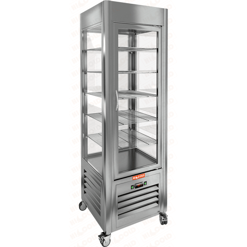 Витрина кондитерская Hicold 350 л в аренду, вертикальная, температура от +2 +10 градусов