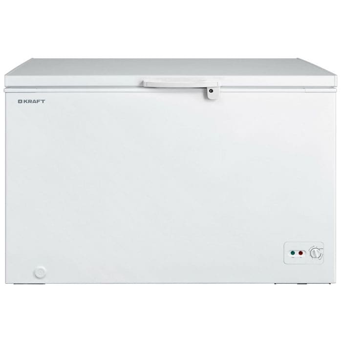 Морозильный ларь 430 л Kraft в аренду, низкотемпературный -18 градусов, белый цвет, глухая крышка