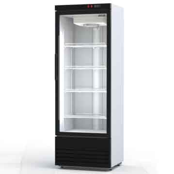 Морозильный шкаф PR 500 л в аренду, низкотемпературный -18 градусов, витринного типа, стеклянная дверь