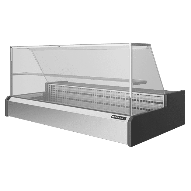 Витрина настольная холодильная Арктика 150 У CUBE в аренду, универсальная от -6 +6 градусов, ширина 1500 мм