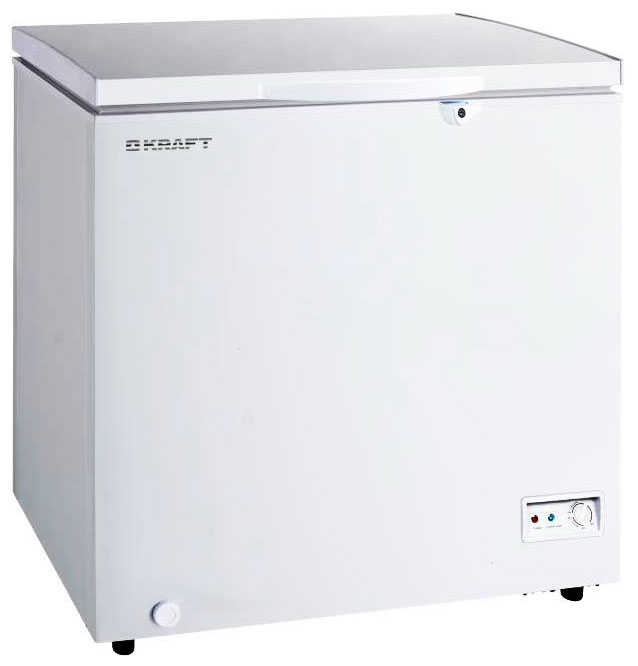 Морозильный ларь 195 л Kraft в аренду, низкотемпературный -18 градусов, белый, глухая крышка