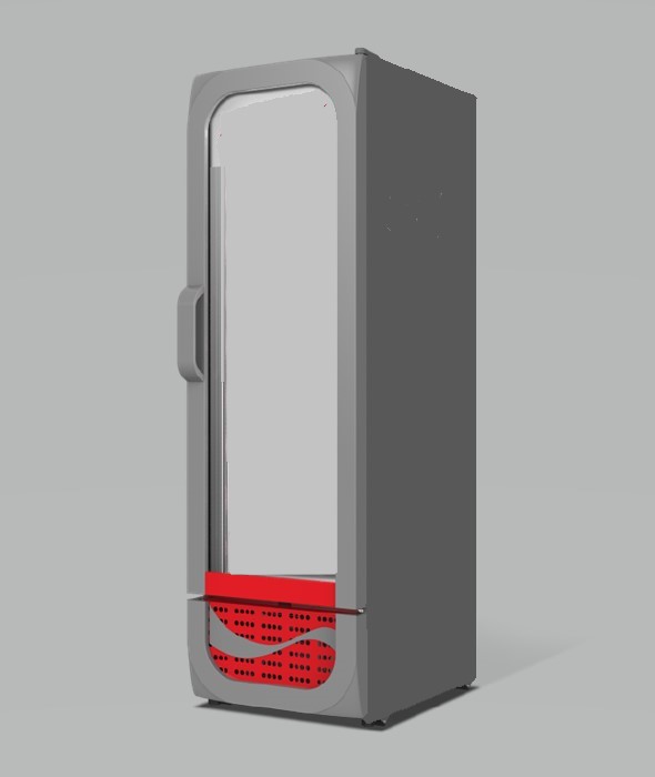 Холодильный шкаф ICOOL-300C в аренду, для напитков, витринный